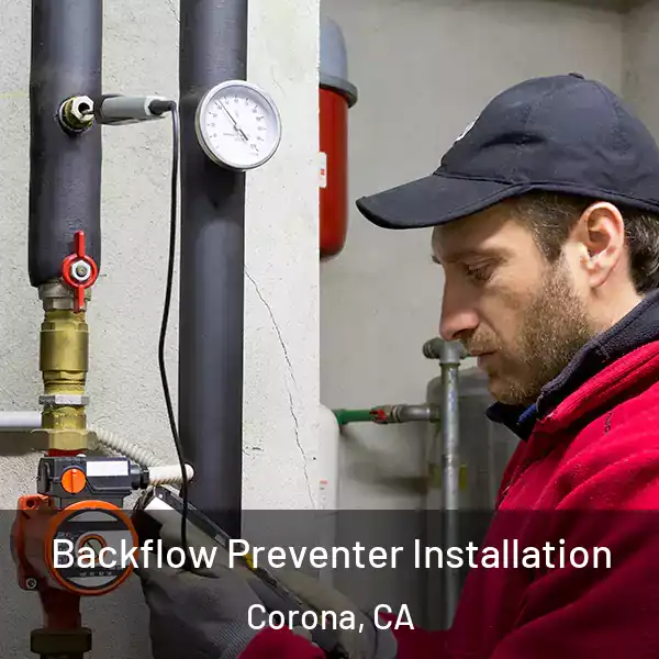  Backflow Preventer Installation Corona, CA