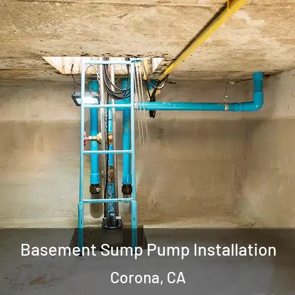  Basement Sump Pump Installation Corona, CA