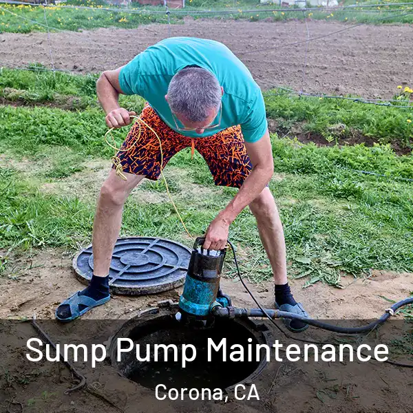  Sump Pump Maintenance Corona, CA